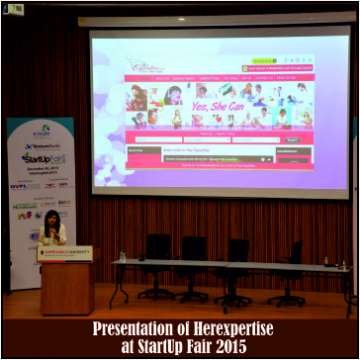 Presentation of Herexpertise at StartUp Fair 2015