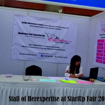 Stall of Herexpertise at StartUp Fair 2015 2